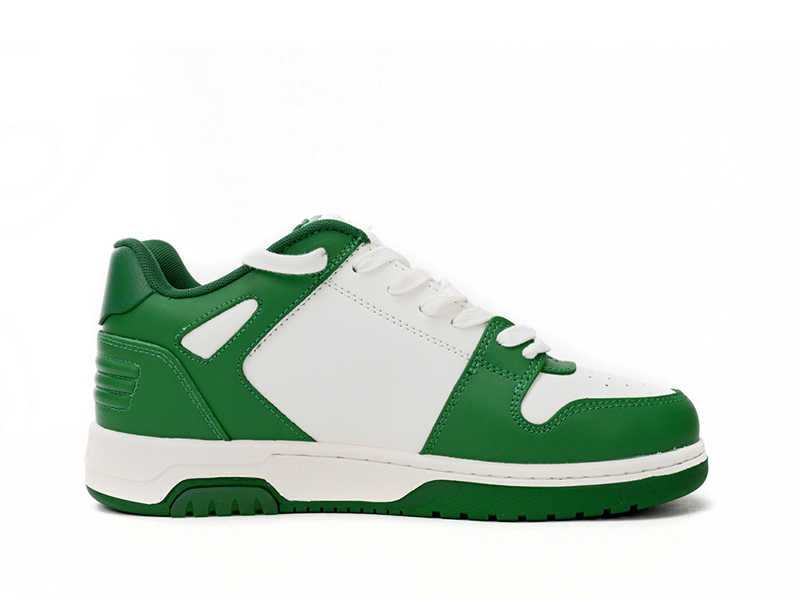 Replica OFF-WHITE Out Of Office OOO Low Tops "White Green"