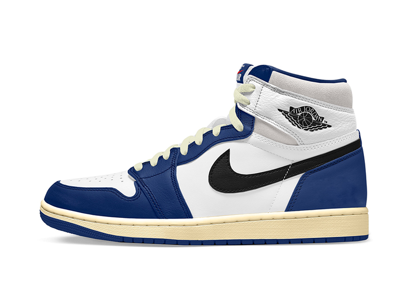 Replica Air Jordan 1 High OG Rare Air Deep Royal Blue