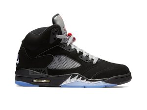 Replica Air Jordan 5 Black Metallic Reimagined