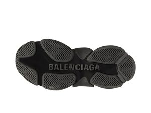 Replica Balenciaga Triple S All Over Logo Logotype - Black