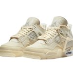 Replica Off-White x Wmns Air Jordan 4 Retro SP Sail