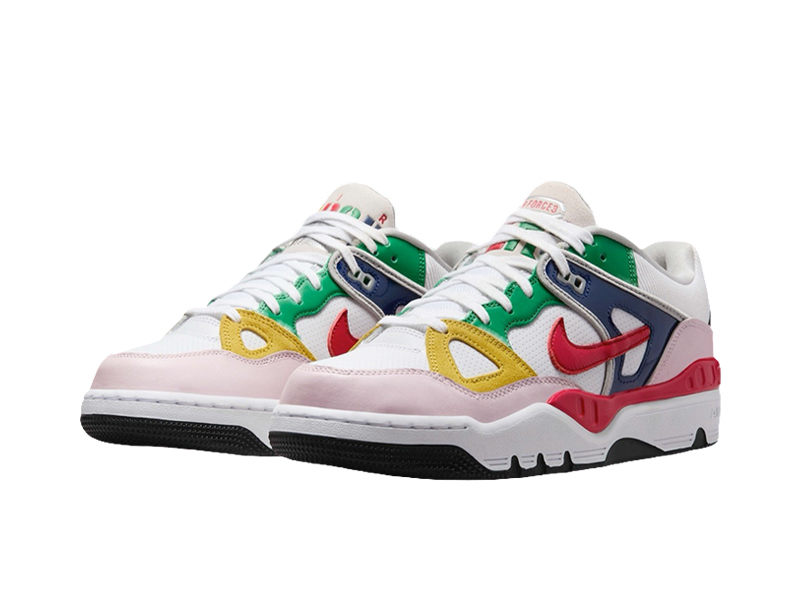 Reps Nigo x Nike Air Force 3 Low White Multi-Color