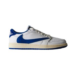 Travis Scott x Fragment Air Jordan 1 Low "Military Blue" Reps